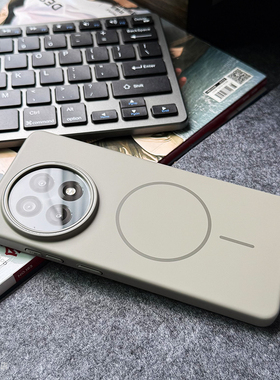 适用于一加ace5pro手机壳磁吸新款超薄防摔一加ace5散热磨砂大孔一加13T简约男女情侣款ace3全包灰色ace2创意