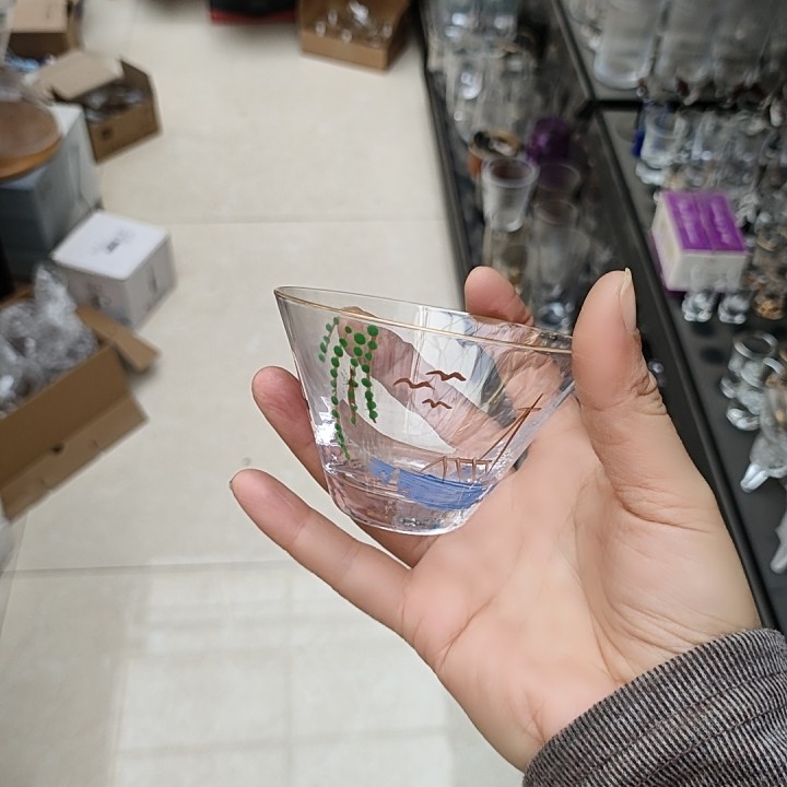 源头工厂尾货清仓满39元包邮手绘切子底斗笠品杯柳条,餐饮具,茶杯,淘宝优惠券,粉丝福利购,淘宝优惠卷