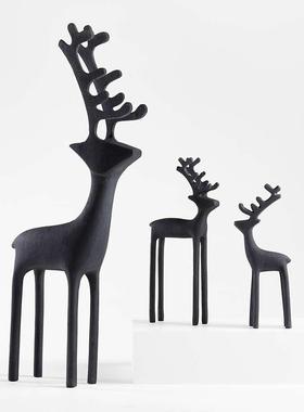 美国进口全铝驯鹿装饰摆件