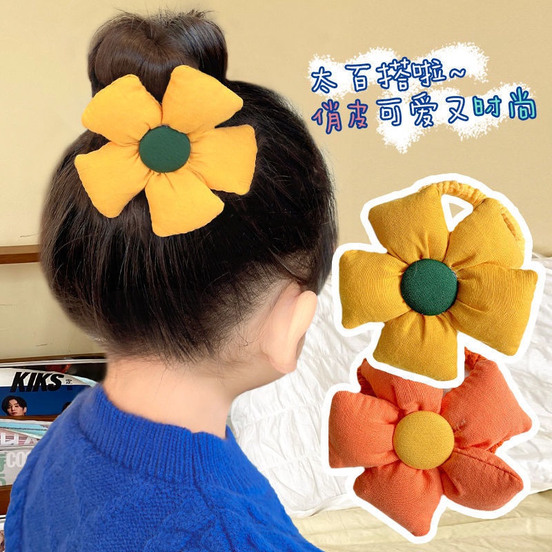 扎头绳网红爆款儿童发圈不伤发洋气花朵时尚马尾头饰女童扎头发