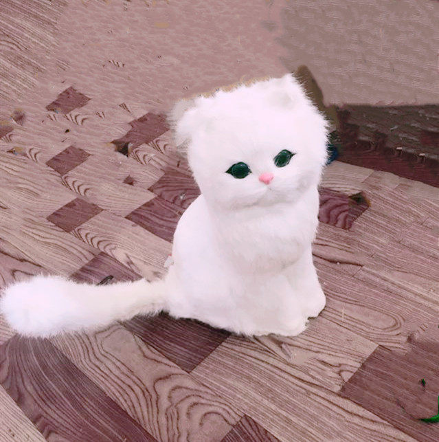 动物仿真会叫摄影道具小猫件包邮