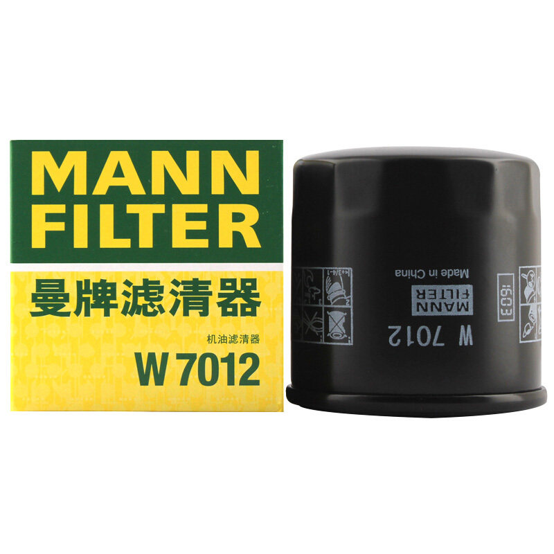 曼牌W7012机油格滤芯适用雪佛兰赛欧乐驰乐风新凯越五菱之光荣光