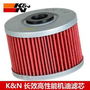 KN机滤适配本田KLX110 KLX250R KLX300R KX450F KLX450R机油滤芯
