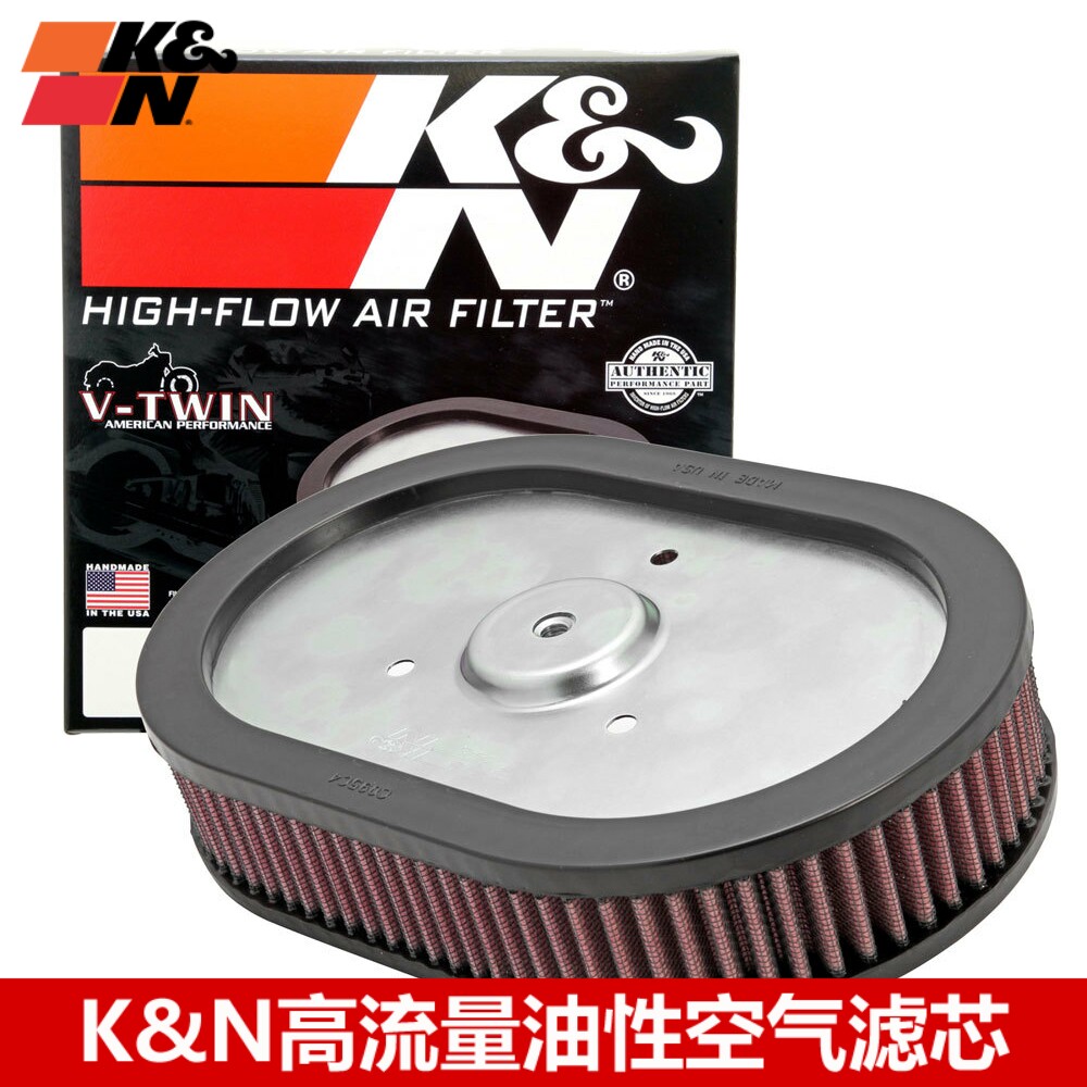 KN空滤适配哈雷公路滑翔CVO ROAD GLIDE KN高流量空滤空气滤芯