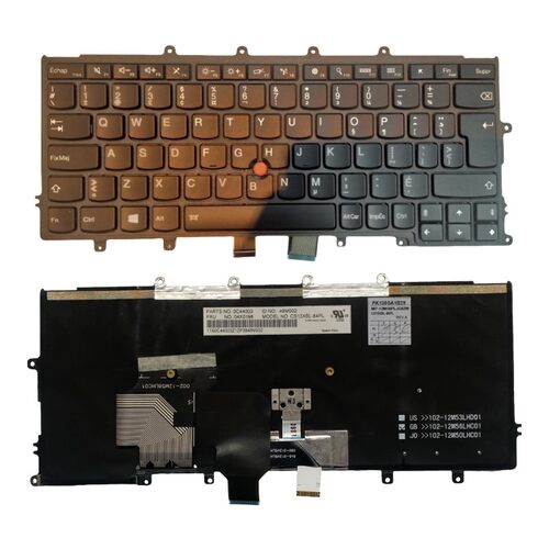 加拿大法文CF背光键盘适用联想X250 X240s X230s 04X0179 01AV502