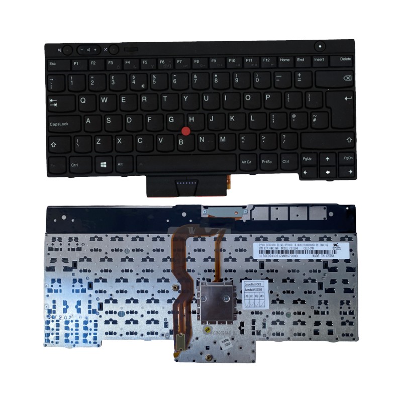 UK键盘适用联想Thinkpad T430 T430s T530 W530 X230 04X1230