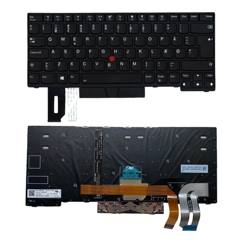 丹麦DK背光键盘适用联想P43s L380 L390 Yoga 01YP369