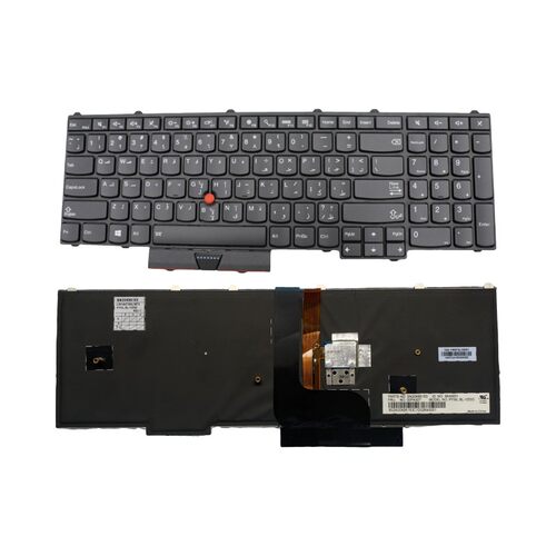阿拉伯AE背光键盘适用联想P50 P70 00PA293 00PA375