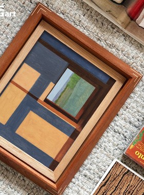 博馆】木吉中古风客厅装饰画设计师高级感挂画样板间民宿艺术画