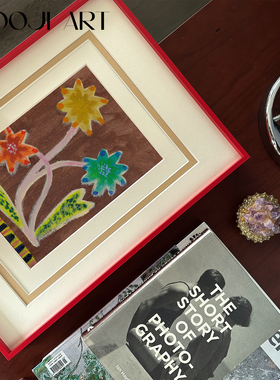 星花】木吉艺术现代小众客厅背景墙装饰画卧室床头挂画高级感壁画