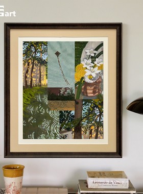 生活印记】木吉创意设计现代中古风客厅装饰画餐厅装饰挂画卧室画