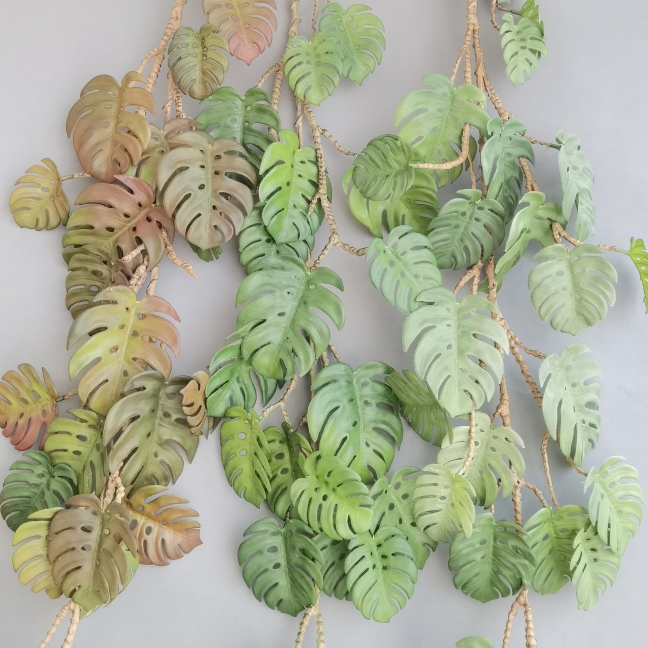 软胶扇葵叶手感高品质绿植单支