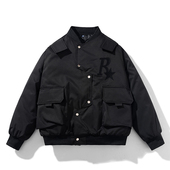 工装 男士 立领保暖外套棒球服 复古军旅潮牌棉服冬季 mYes牧野森工装