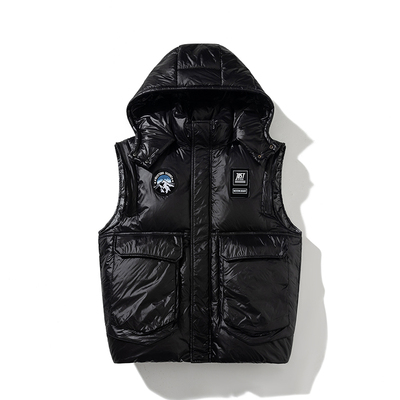 mYes牧野森连帽加绒马甲