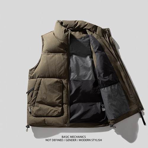 mYes牧野森加绒加厚马甲