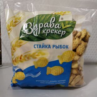 俄罗斯进口德姆卡小鱼饼干300克/袋小时候的味道零食