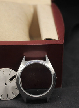 全新8200不锈钢表壳 有针把头固机圈防水圈后盖