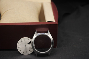 全新8200不锈钢表壳 有针把头固机圈防水圈后盖