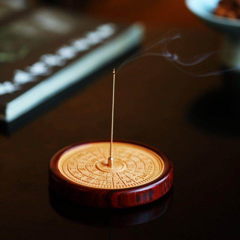 紫檀x黄杨木日晷香插家用室内线香插香底座檀香熏香炉沉香炉,洗护清洁剂/卫生巾/纸/香薰,中式香/经典熏香,淘宝优惠券,粉丝福利购,淘宝优惠卷