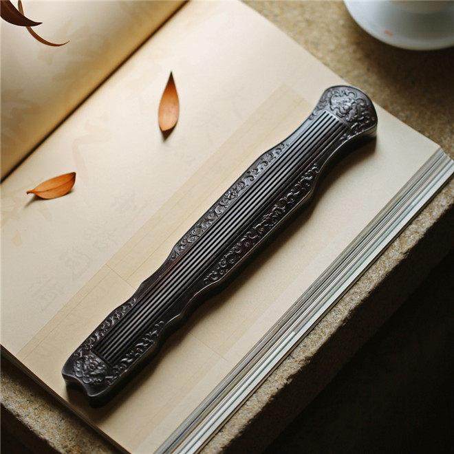 紫光檀古琴线香炉檀香炉家用室内线香插木质沉香禅香炉卧香盒,家居饰品,香薰炉,淘宝优惠券,粉丝福利购,淘宝优惠卷