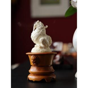 鹿角望天吼香炉家用创意大号檀香沉香炉室内茶道香炉