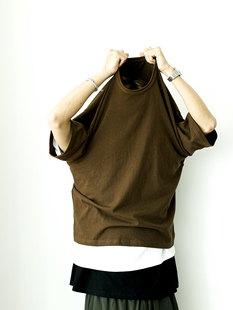 T恤Tee圆领廓形 Sloow 宽松短袖 夏季 日本进口空气纺凉感重磅 23ss