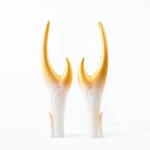 魔童闹海降临世哪吒敖甲光头冠头饰龙角COSPLAY道具影视同款