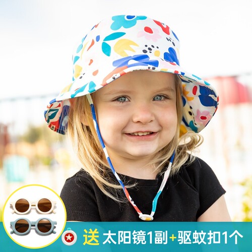 夏季薄tinytwinkle渔夫帽防晒帽