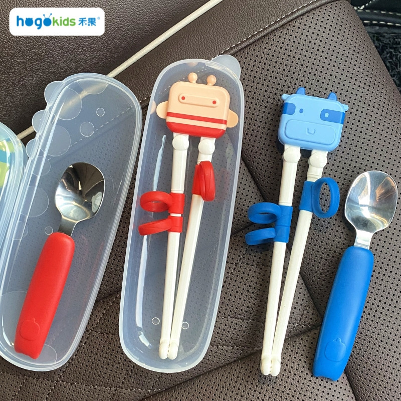 禾果儿童训练筷宝宝一段学习筷子2-3-4-6岁学吃饭勺子练习筷套装,婴童用品,儿童筷子,淘宝优惠券,粉丝福利购,淘宝优惠卷