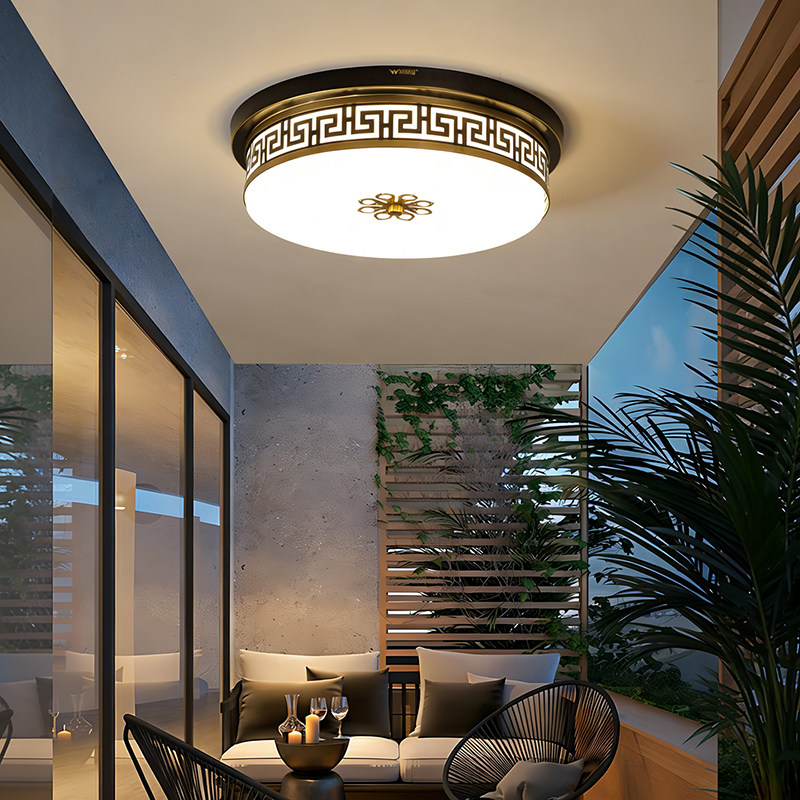 新中式吸顶灯大门阳光房玻璃门口走廊屋檐户外阳台灯感应室外别墅,家装灯饰光源,厨卫/阳台/玄关/过道吸顶灯,淘宝优惠券,粉丝福利购,淘宝优惠卷