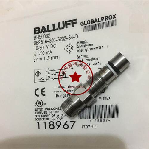 现货接近开关BES 516-300-S232-S4-D插件耐高压温电感式感测器