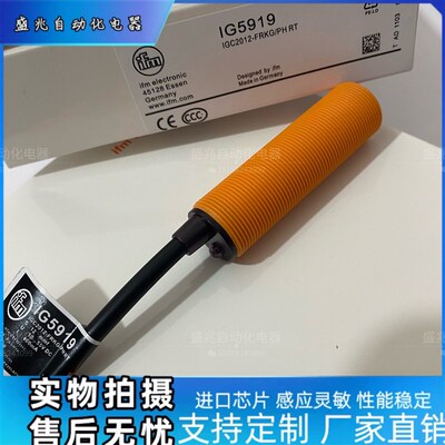 全新易福门电感式接近开关 IG5919 IGC2012-FRKG/PH RT感测器