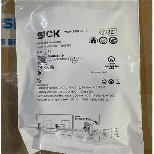 GSE6-N1112西克SICK光电开关GSE6-P1111原装正品现货秒发型号齐全