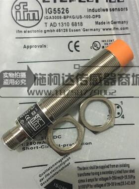 全新易福门电感式IG5526 IGA3008-BPKG/US-100-DPS感测器