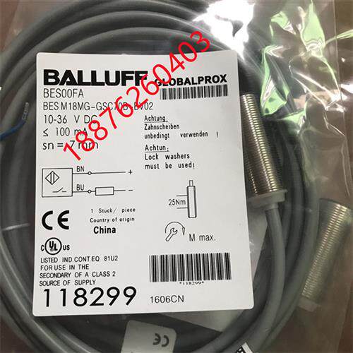 接近开关BES00FA BES M18MG-GSC70B-BV02 2线电感式传感器