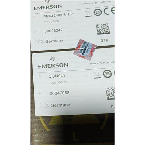 艾默生epro PR6424/006-131 CON021 epro PR6423/002-031 CON041