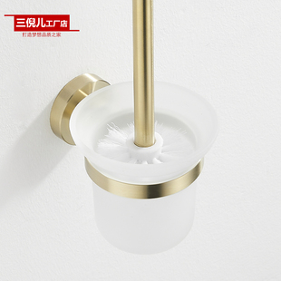 马桶刷家用无死角套装厕所刷子厕刷不锈钢清洁壁挂式洗手间免打孔