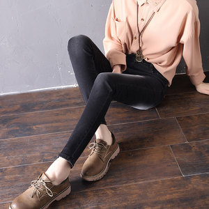 In the spring of new high waisted skinny pants skinny stretch jeans female student pencil pants