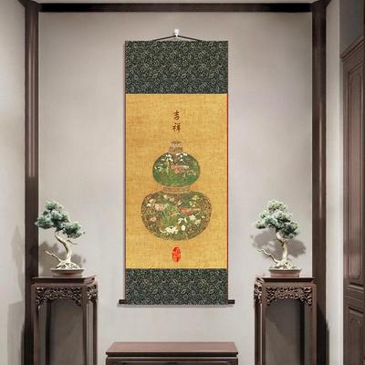 丝绸画挂画厂家批发防潮不褪色