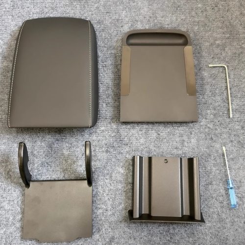 捷达VS5VS7改装扶手箱盖带伸缩 高配真皮伸缩扶手箱送安装工具