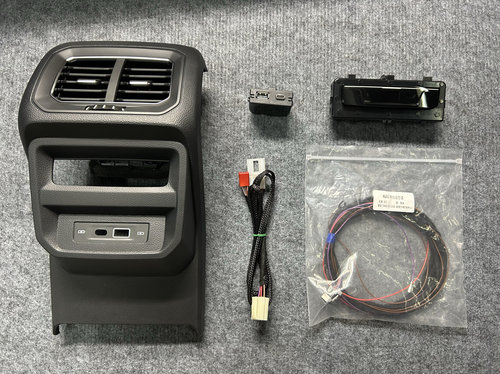 大众途观L途岳扶手箱后排USB充电器接口tpye-c后排空调面板改装