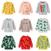 童装 特价 长袖 式 卫衣男女童春秋外出服儿童便宜棉卫衣欧美风 瑕疵款