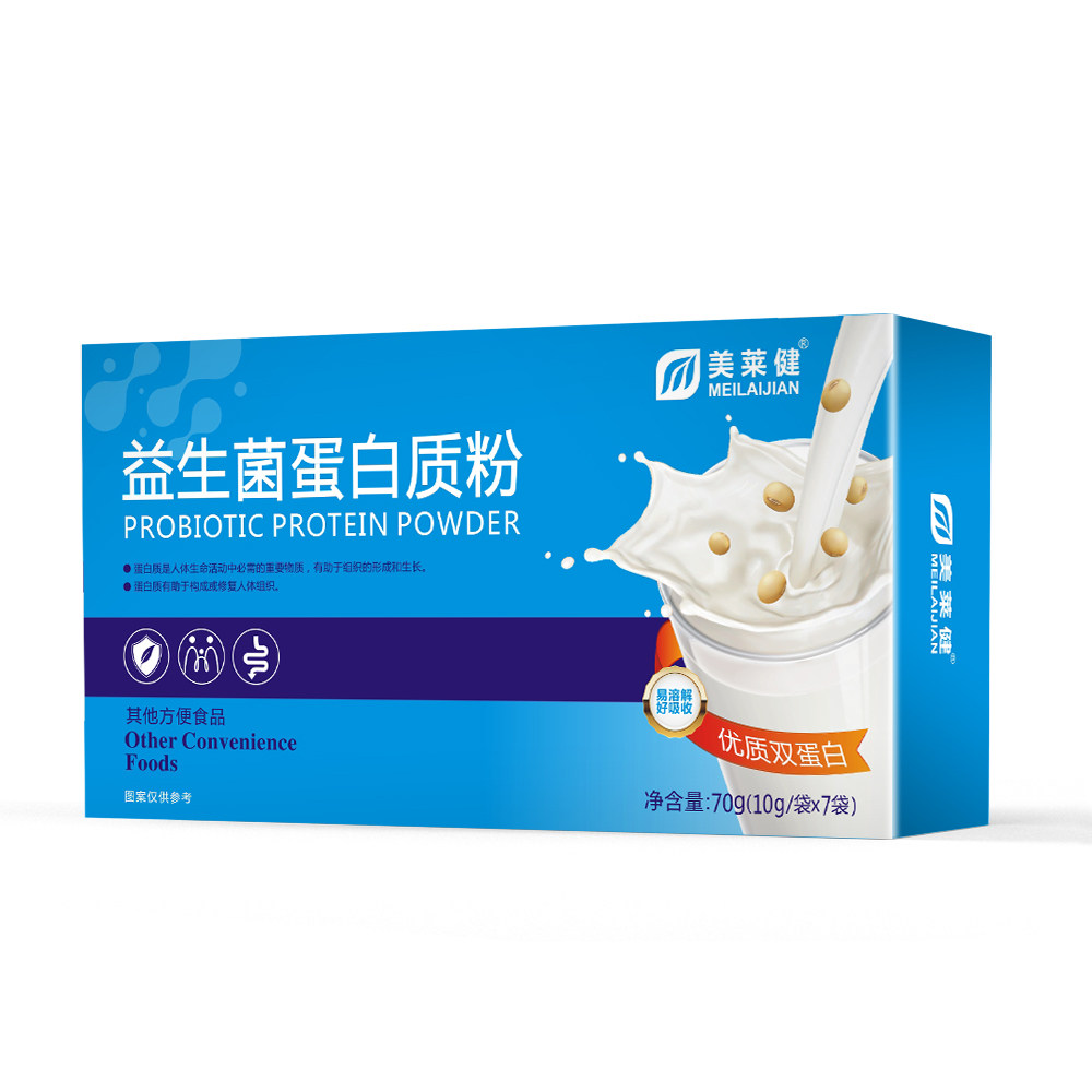 3盒】美莱健益生菌蛋白质粉7袋大豆分离蛋白/混合蛋