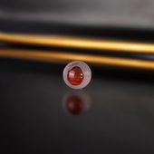 川料南红散珠B69 直径10.8mm冰飘南红单珠飘花高冰荔枝栋配珠圆珠