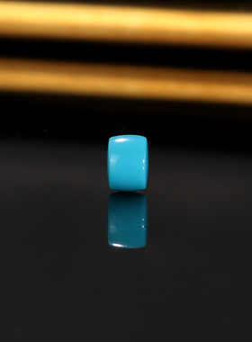 原矿高货湖北绿松石隔珠散珠5mm GP42-GP70高瓷蓝玉化配珠隔片
