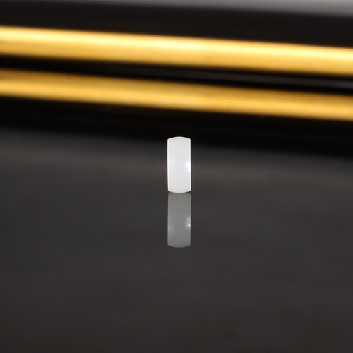 新疆和田玉白玉散珠8x3.2mm 2838号 柔光羊脂玉隔珠配珠 一物一图