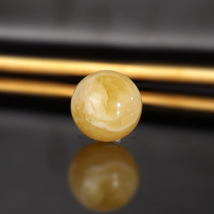原礦天然俄料蜜蠟散珠 滿蠟滿密大單珠配珠圓珠 D04號(hào) 18.5mm