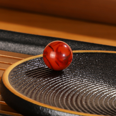 瓦西南红散珠13.2mmCD30火焰红