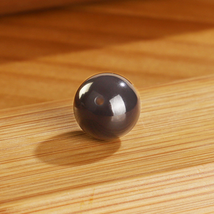 远廷 新疆和田玉烟紫单珠6-12mm散珠 帝王紫浓烟紫羊脂玉配珠配饰