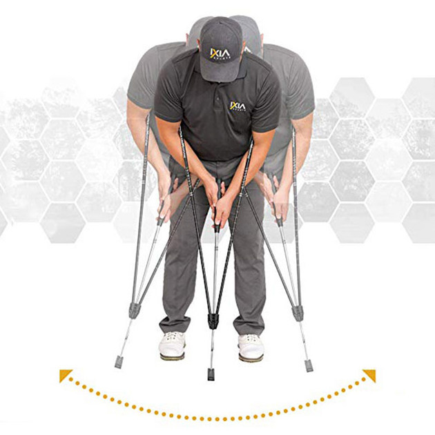 新款高尔夫推杆练习器 热身推杆助手辅助练习器 动作矫正训练器材